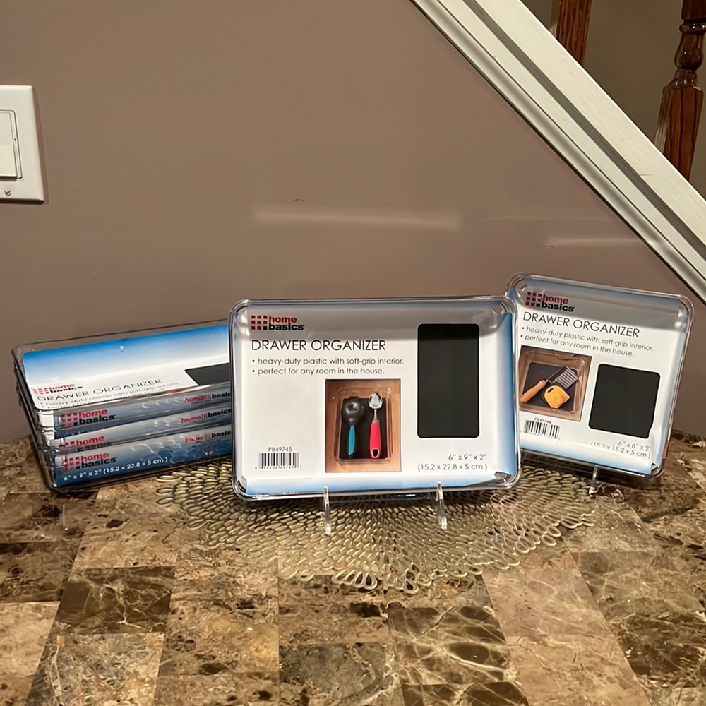 Home Basics Set/5 Drawer Organizers